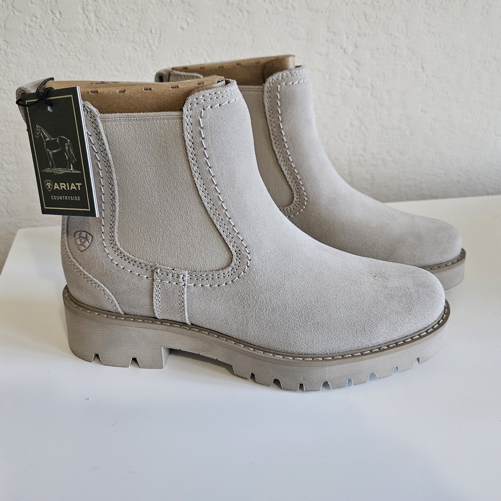 Ariat Women's Light Gray Ankle Booties